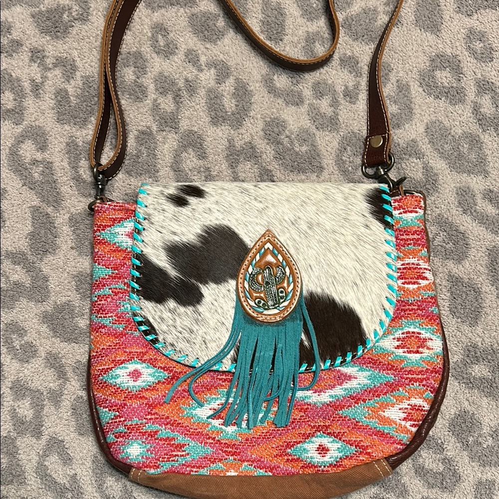 Bohemian/Western Multicolor Crossbody Bag
